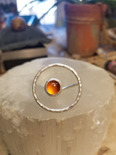 Load image into Gallery viewer, Carnelian Floating Circle Ring