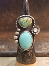 Load image into Gallery viewer, Aurora Ring- Multi-stone Turquoise