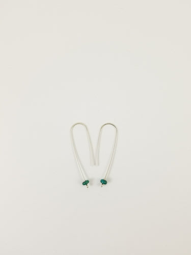 Hubei Turquoise mini drop earrings