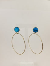 Load image into Gallery viewer, Kingman Turquoise earrings